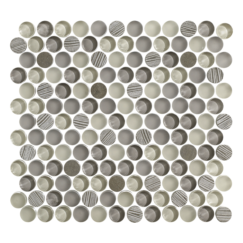 Dots Stone/Glass BlendFousanna Grey HonedWood Stone/NickelPlatinum