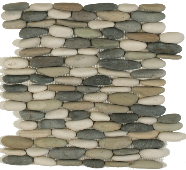 Stacked Pebbles Botany Bay Blend (Olive/Cream/Black) Maniscalco